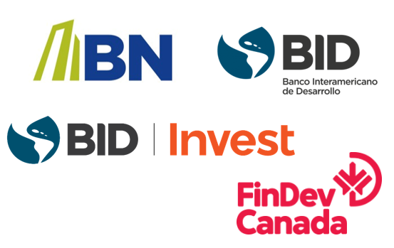 Composición de logotipos que incluye BN, BID, BID Invest y FinDev Canada.
