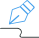 Ícono de lápiz escribiendo sobre una superficie.