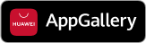 Logotipo del botón para descargar en AppGallery de Huawei.