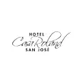 Logotipo del Hotel Casa Roland San José con tipografía elegante en color negro sobre fondo blanco