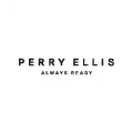 Logotipo de Perry Ellis con el eslogan “Always Ready” en letras negras sobre fondo blanco