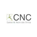 Logotipo del Centro de Nutrición Clínica CNC con figura humana verde y texto gris