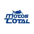 Logotipo azul de Motos Total sobre fondo blanco.