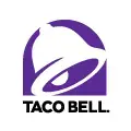 Logotipo de Taco Bell en color morado con campana blanca