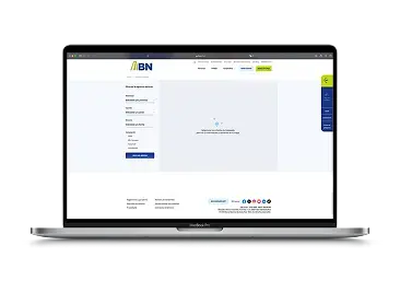 Pantalla del sitio web del Banco Nacional de Costa Rica con el buscador de sucursales, cajeros automáticos y otros servicios, mostrando filtros por provincia, cantón, distrito e instalación.