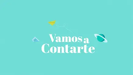 Texto en fondo celeste que dice 